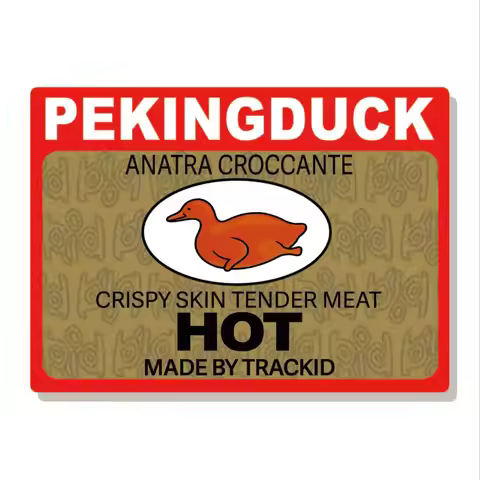 Columbus Parody Bike Sticker Peking Duck for Steel/Aluminum Frame TRACKID Original Funny Bootleg Bic