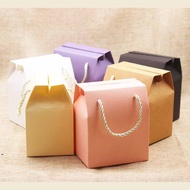 Hot sale New DIY 10 pcs Candy  Gift BOX 6Colours Wedding Favourate Box For Card Cookies 8.9x10.5x6.7