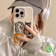 Funny Cat Meme Leather Phone Case For Realme 14 Pro Plus C75X C75 8 8S Q3 Q3i Narzo 30 C2 5G 4G Luxu