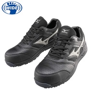 MIZUNO LS II 防護鞋 3E楦 透氣輕量化 最佳彎曲度 塑鋼工作鞋 鞋帶式 黑/ 30cm