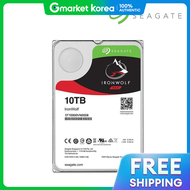 Seagate | ฮาร์ดดิสก์ IronWolf ST10000VN0008 SATA3 10TB + ส่งเป็นโมเดล ST10000VN000+