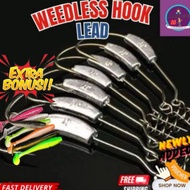 【Lead】weedless hook/ soft plastic hook/ mata kail soft plastic casting haruan toman siakap