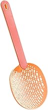 ABOOFAN Lo Mein Colander Pasta Pot Mesh Strainer Spaghetti o Metal Colander Stainless Steel Kefir Grains Mesh Spider Strainer Slotted Metal Handle Asian Scoop Household Abs Pink