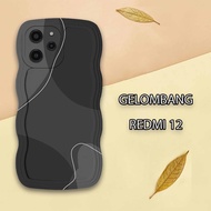 HP Xiaomi Redmi 12 Wave Softcase - Phone Case - Xiaomi Redmi 12 Wave - External.Acc - Marble Motif -