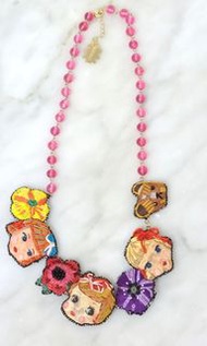 nathalie lete 🐈‍⬛🐈  mushroom 🍄 necklace