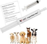 LBH MARKET Liqui-Char Vet Emergency Kit, Activated Charcoal Gel for Dogs, Cats, Goats 80mL Dial-a-Do