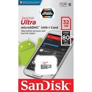 เมมโมรี่การ์ด 32GB  แท้ 100%microsdcard sandisk Class10 sdcard