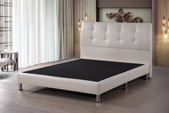 PU Leather Divan Bed Frame - Color Choice - Free Assembly - Available single - super single - queen - king size