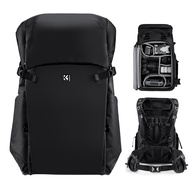 K&F CONCEPT 30L Camera Backpack Outdoor Photography Bag suitable for 15-inch Computer Compartment wi