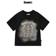 2024 Simon'c Skeletons T-shirt form baby tee cotton fabric weight 220gsms-5xl
