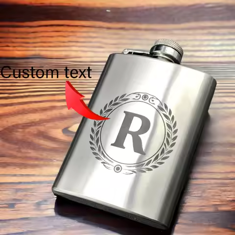 Custom 7 oz Stainless Steel Hip Flask Creative Pocket Hip Flask Whiskey Flask Portable Hip Flask Sui