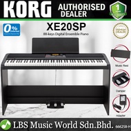 Korg XE20SP 88 Key Digital Ensemble Piano with Hammer Action with 3 Pedal Unit and Wooden Stand (XE2