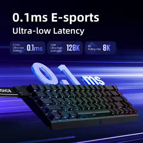 MCHOSE ACE 68 Magnetic Switch Gaming Keyboard Hall Effect Rapid Trigger Programmable RGB 8K Hz DKS/M
