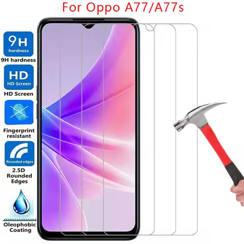 phone case for oppo a77 a77s tempered glass oppoa77 a 77 s 77s 77a 4g 5g back cover opo opp oppa app