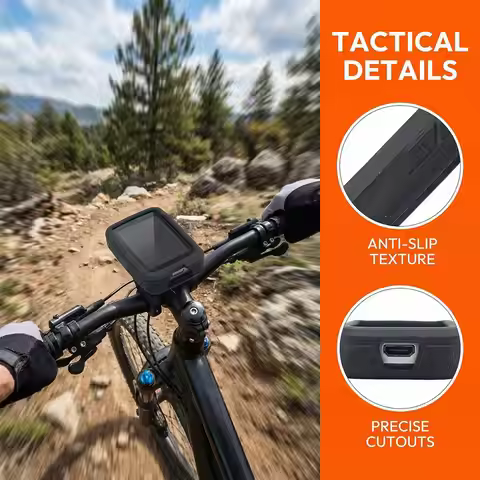 Black Silicone Protective Cover For iGPSPORT BiNavi Air GPS Bike Computer Screen Protector Film Cove