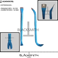 Linggis - Linggis toge pencabut paku panjang 30cm 40cm lebar 16 mm ( 5/8 ) - Kobut - Kubut full besi