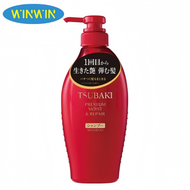 TSUBAKI - 資生堂 Premium Moist 零秒沙龍洗頭水 450ml-紅樽（平行進口）EXP:05/28