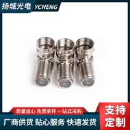 F Male/F Female Full Copper Cable TV Digital TV Set-Top Box Adapter Metric Right Angle F Connector