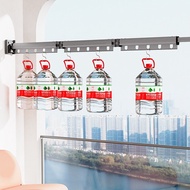 Aluminum Alloy Folding Clothes Dying Rack Hanger Foldable Balcony Wall Mount Indoor Outdoor Balcony 