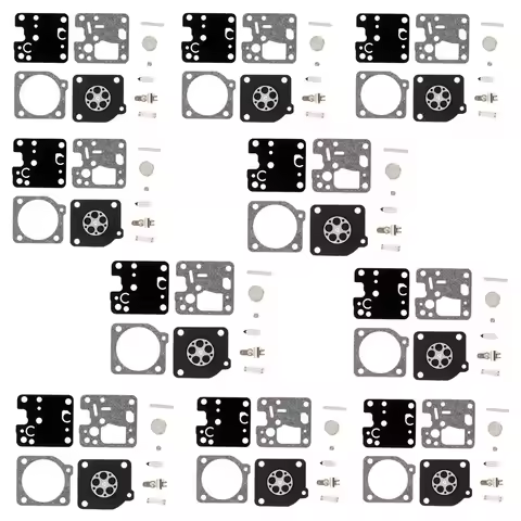 10 Pcs Carburetor Repair Kit Echo ES-230 ES-231 GT-200 GT-201 HC-160 HC-180 HC-200 PB-230 PB-231 SRM