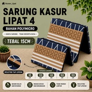 15cm Thick Zippered 4-Fold Mattress Cover || Smooth & Cool