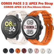 COROS PACE 3 2 APEX Pro Silicone Strap For COROS APEX 2/2 Pro/46mm/42mm Smart Watch Wristband Silicone Strap