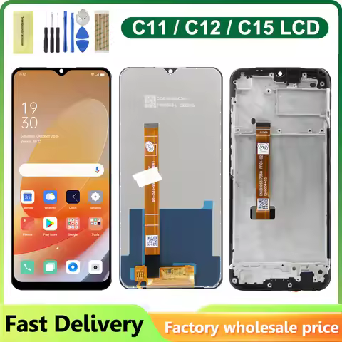 6.5'' Display For OPPO Realme C11 C12 C15 LCD Display Touch Screen Replacement For Realme C11 RMX218