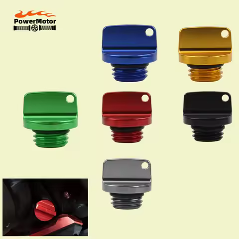 CNC Motobike Oil Filler Cap Plug For Honda Yamaha Suzuki Kawasaki Ducati Engine Oil Cover Motocross 