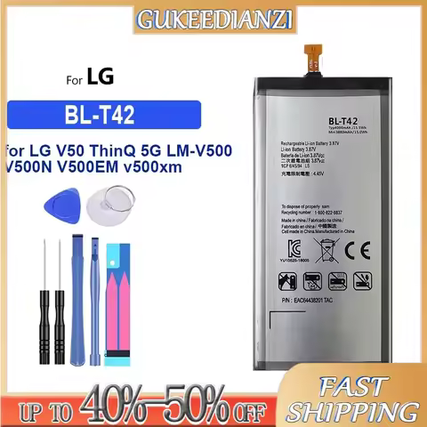 Battery BL-45B1F BL-44E1F BL-T37 BL-T34 BL-T46 BL-T42 3000mAh-5000mAh For LG V10 V20 V30 V30+ V50 th