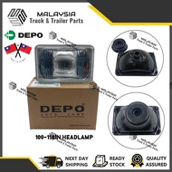 Depo Taiwan Head Lamp/Lampu Depan Daihatsu/Isuzu NPR, Isuzu NHR/Mitsubishi Canter FE639, FB511