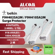 BELKIN 4 Socket Surge Protector F9H402SA2M (Ariel Port) / F9H410SA2M (Telephone Port) for Telephone 