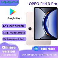 Used OPPO Pad 3 Pro Snapdragon 8 Gen3 Leading Edition 144Hz Display 12.1" Tablet