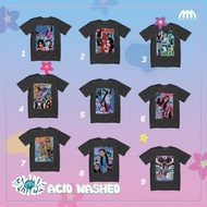 BINI T-shirt - Blink Twice- Mugmania - Acid Washed Oversized Shirt - Blink Twice Merch