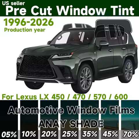 Precut Window Tint Car for Lexus Lx 450/470/570/600 1996-2026 Sticker Sun Uv Blocking Heat 2Ply Wind