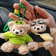 Duffy Dopamine Bear Car Pendant Cute Cartoon Rose Bag Stuffed Doll