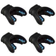 4X Snorkel Mouthpiece Regulator Diving Mouthpiece Universal Accessory Replacement Scuba Silicone Res