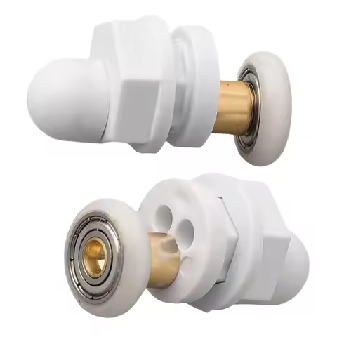 4pcs Shower Door Rollers Shower Rooms Cabins Pulley Shower Room Roller Runners Wheels Pulleys 19mm,2