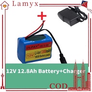 Jungla 3S2P 12V 12800mAh battery 18650 Li-ion 12.8 Ah Rechargeable batteries with BMS Lithium JNOZ L