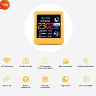 SHLY Smart Clock, USB Charging with Full Screen Gif Animation Weather Forecast Station, Creative Lec
