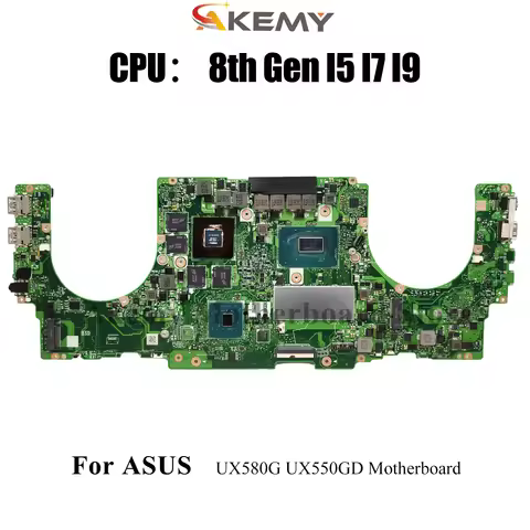 UX550GD Laptop Motherboard For ASUS ZenBook UX550 UX55VE UX55VD UX580G Notebook Mainboard With I5 I7