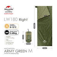 Naturehike LW180 Ultralight Sleeping Bag Envelope Lightweight Portable ถุงนอน LW180 เก็บเล็ก น้ำหนัก