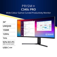 PRISM+ C340c PRO | 34" UWQHD ultrawide 120Hz Curved Monitor