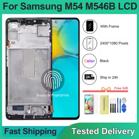 6.7'' AMOLED For Samsung M54 5G LCD Display Touch Screen Digitizer Assembly for Samsung M546B M546B/