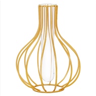 Iron Gourd Glass Tube Gourd Bottle Golden