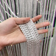 SOLID KNITTED GLITTER CURTAINS 3mx3m