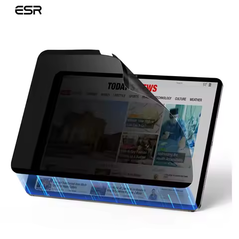 ESR Privacy Screen Protector for iPad Air 13/11 Pro 11/13 Removable Magnetic Screen Film with 30-Deg