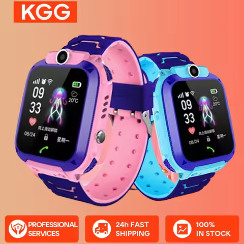 KGG Q12 Kids Smart Watch IP67 Waterproof SOS Antil-lost Phone Watch Baby 2G SIM Card Location Tracke