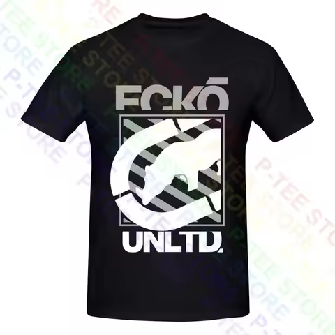 Ecko_Unltd. Logo Shirt T-shirt Tee Vtg Style Splicing Hot Selling