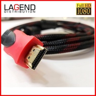 RED BLACK GOLD PLATE HIGH SPEED FULLHD HDMI CABLE DURABLE 15M/20M/25M/30M V1.4 1080P