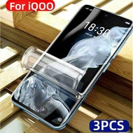 3Pcs Anti Spy Privacy Soft Hydrogel Film For iQOO 15 13 12 11 11s 10 9T Pro Anti Blue Light HD Scree